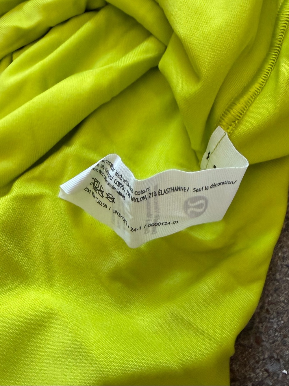 Lululemon Wundermost Ultra Soft Nulu Square Neck LS Bodysuit Lichen Lime Size M - Picture 10 of 13